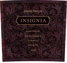 Joseph Phelps Red Wine Insignia Napa Valley 2018 Wood Box
